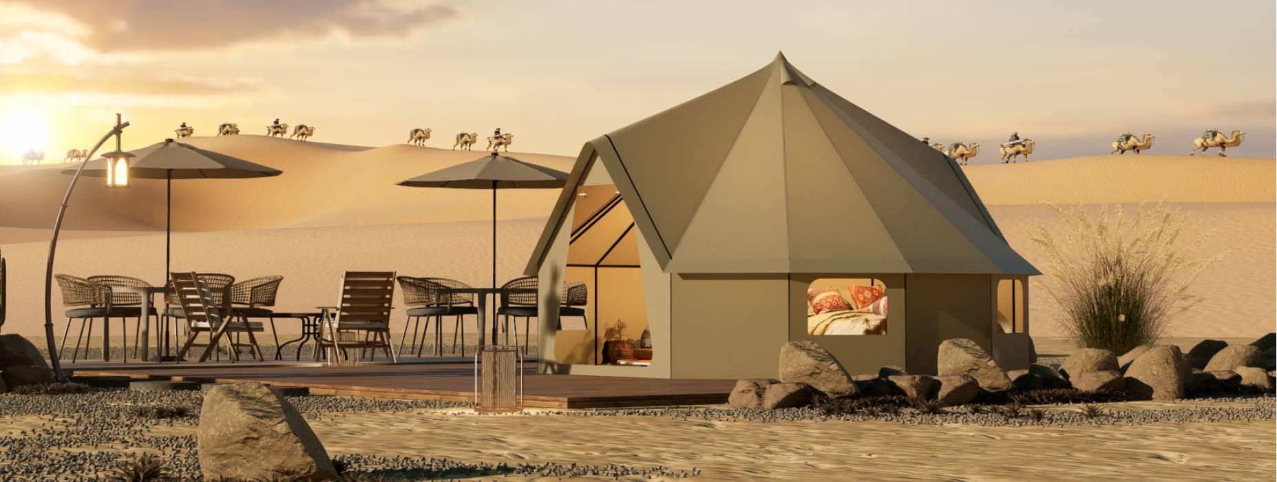 东乡露营酒店帐篷产品